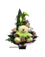 Blumenstrauss mit Schutzengel