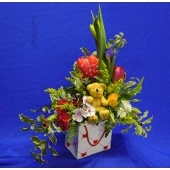 Fleurs colorées